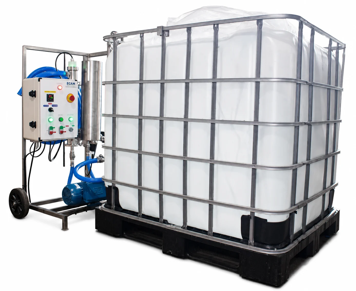 Biorreator com Bag Descartável e Recirculação Venturi ECAM BIOBAG 01