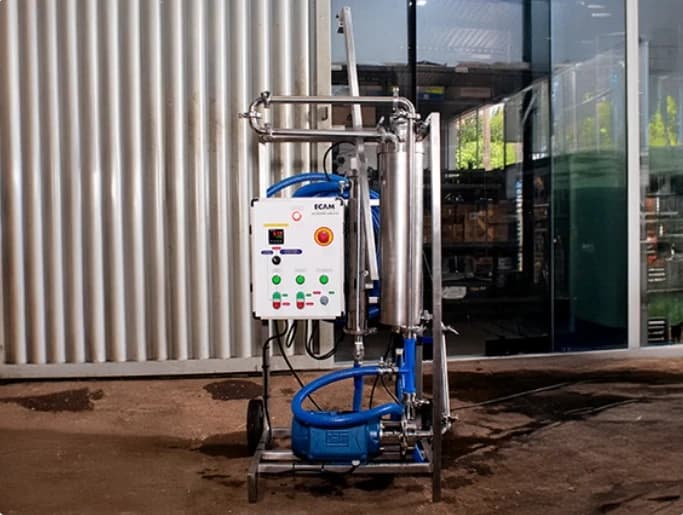 Bioreactor com Disposable Bag e Recirculação Venturi ECAM BIOBAG 01